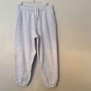 lululemon athletica Scuba Mid-rise Light Heather Gray Fleece Joggers